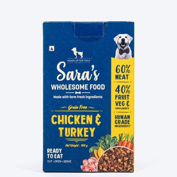 HUFT Sara's Wholesome Grain-Free Chicken & Turkey Dog Food Pack