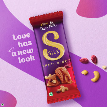 Cadbury Dairy Milk Silk Fruit and Nut Chocolate Bar, 137 g - Pack of 2 
