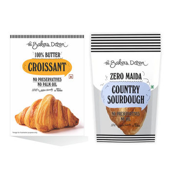 O Country Sourdough(330gms) & O Croissant(70gms) Combo