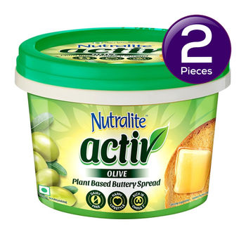 Nutralite Activ Plant Based Buttery Spread - Olive 100 g X 2 Combo