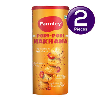Farmley Peri Peri Makhana Roasted In Olive Oil 77 g Combo
