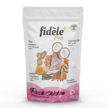 Fidele Wet Dog Food Fresh Chicken With Vegetables