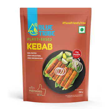 Blue Tribe Foods Plant Based Kebab 100% Vegetarian