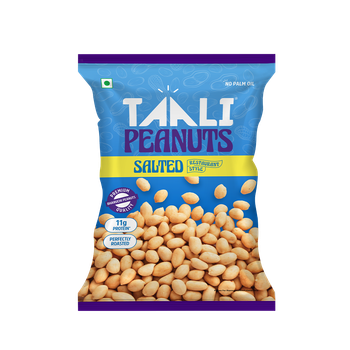 Taali Roasted Bharuchi Peanuts | Salted | Protein Rich, No Palm Oil ,Restaurant-Style Crunch