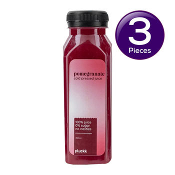Pluckk 100% Fresh Pomegranate Juice 250 ml X 3 Combo