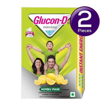 Glucon-D Instant Energy Health Drink Nimbu Pani - 450gm Refill 450 g  X 2 Combo