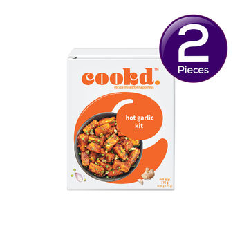 Cookd Hot Garlic Kit 175 g X 2 Combo