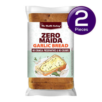 The Health Factory Zero Maida Garlic Bread 156 g Combo