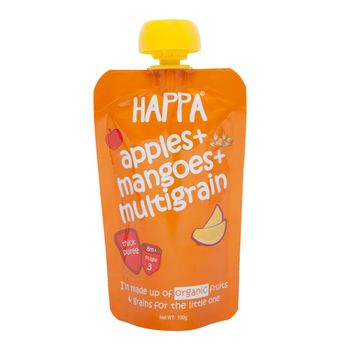 Happa Apple | Mango | Multigrain Puree