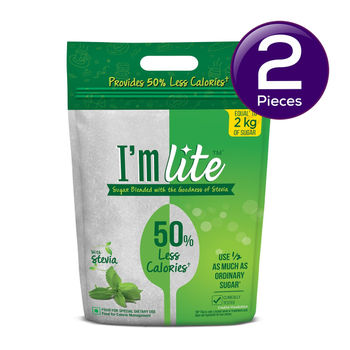 I'M Lite 50% Less Calories Sugar 1 kg  X 2 Combo