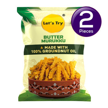 Let's Try Butter Murukku 180 g Combo