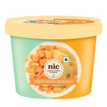 NIC Alphonso Mango Ice Cream Cup