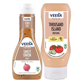 Veeba Thousand Island Dressing (300g) & Veeba Sweet Onion Sauce (350g) Combo
