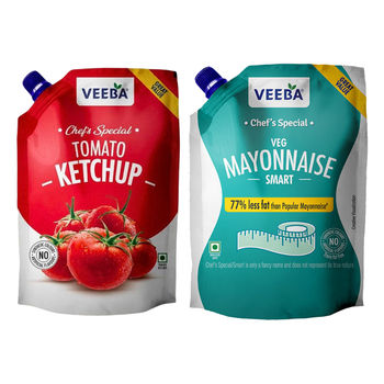 Veeba Tomato Ketchup - Chef'S Special (900g) & Veeba Mayonnaise Smart (750g) Combo
