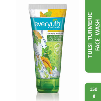 Everyuth Naturals Tulsi Turmeric Face Wash - Anti Acne, Anti Marks