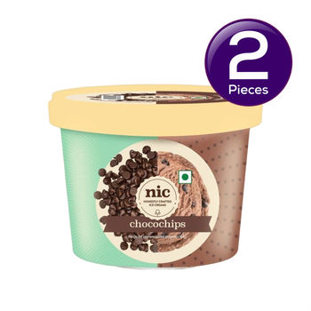 Nic Choco Chips Ice Cream Cup 100 ml Combo
