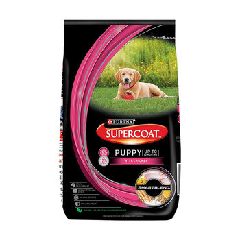 PURINA SUPERCOAT Puppy | Up to 12 months | Dry Dog Food with Chicken