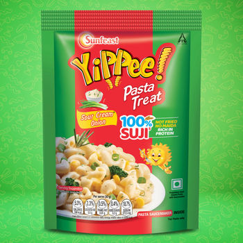 YiPPee! 100% Suji Sour Cream Onion Pasta Treat