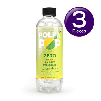 Polka Pop Lemon - Lime Zero Sugar Sparkling Water 300 ml Combo