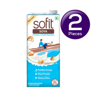 Sofit Soya drink Naturally Sugar free Tetrapack 1 l Combo