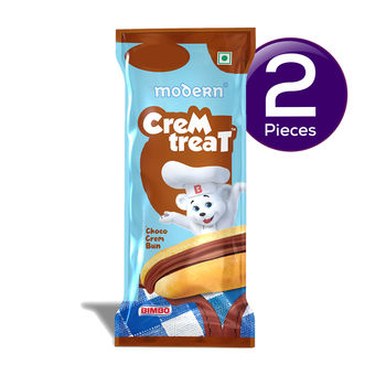 Modern Cremtreat Chocolate Cream Bun 50 g Combo