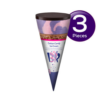 Baskin Robbins Cotton Candy Ice Cream Cone 110 ml Combo