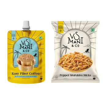 Vs Mani Filter Coffee Decoction(100ml) & Vs Mani Pepper Murukku(65gms) Combo