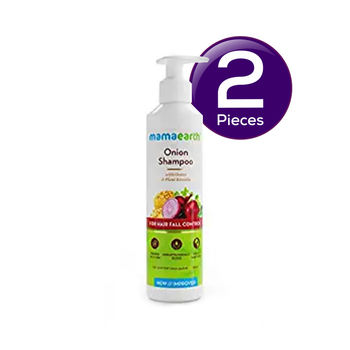 Mamaearth Onion Shampoo For Hair Fall Control 250 ml Combo