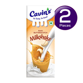 Cavin's Kaju Butterscotch Milkshake 180 ml Combo