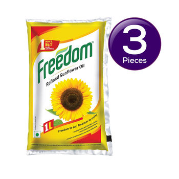 Freedom Refined Sunflower Oil 1 l Combo
