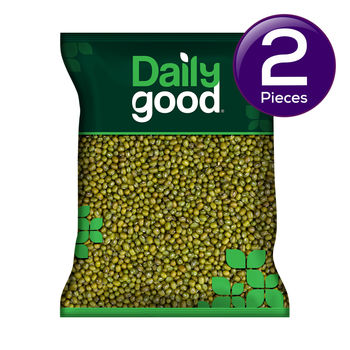 Daily Good Unpolished Green Moong Whole 1 kg Combo