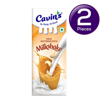 Cavin's Kaju Butterscotch Milkshake 180 ml Combo