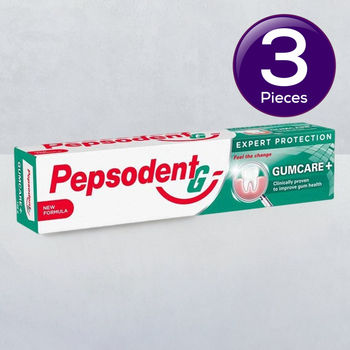 Pepsodent Gumcare+ Toothpaste, Reduces Gum Problems In 7 Days 140 g Combo