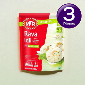 MTR Rava Idli Instant Mix 500 g Combo
