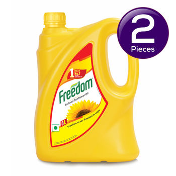 Freedom Refined Sunflower Oil 5 l Combo