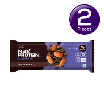 RiteBite Max Protein 30g Protein Bar Choco Almond 100 g Combo