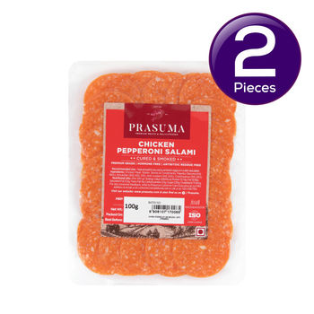 Prasuma Frozen Chicken Pepperoni Salami 100 g Combo