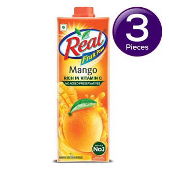 Dabur Real Fruit Power Mango Juice 1 l Combo