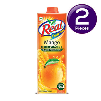 Dabur Real Fruit Power Mango Juice 1 l Combo