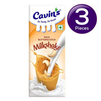 Cavin's Kaju Butterscotch Milkshake 180 ml Combo