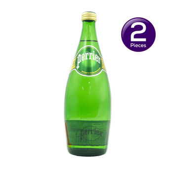 Perrier Sparkling Natural Mineral Water 750 ml Combo