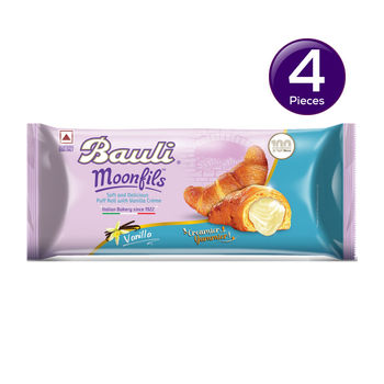 Bauli Moonfils Croissants Vanilla (Egg) 45g 45 g Combo