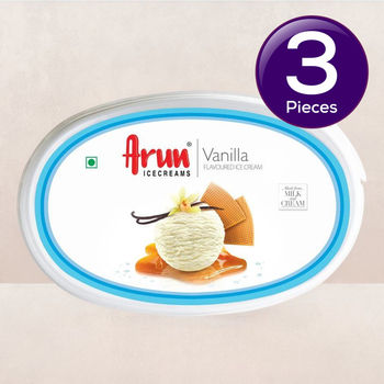 Arun Vanilla Ice Cream Tub 250 ml Combo
