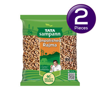 Tata Sampann Unpolished Rajma | Chitra 500 g Combo