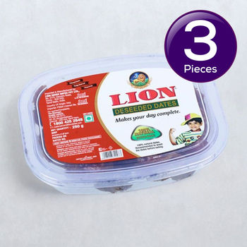 Lion Deseeded Dates 250 g Combo