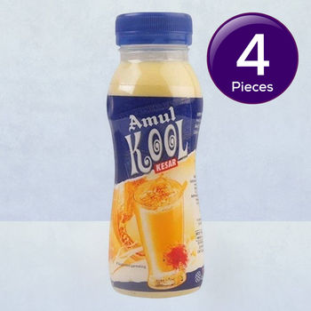 Amul Kool Kesar Milk Pet 180 ml Combo