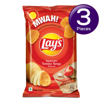Lay's Spanish Tomato Tango Potato Chips 82 g Combo