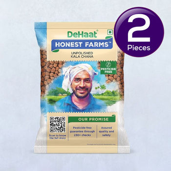 Dehaat Honest Farms Unpolished Kala Chana 500 g Combo