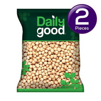 Daily Good Unpolished White Peas / Matar / Vatana 500 g Combo