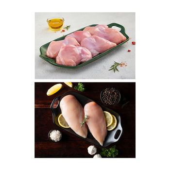 Relish Chicken Breast Boneless(500gms) & Relish Chicken Thigh Boneless(350gms) Combo